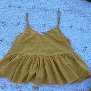 cute yellow tank top